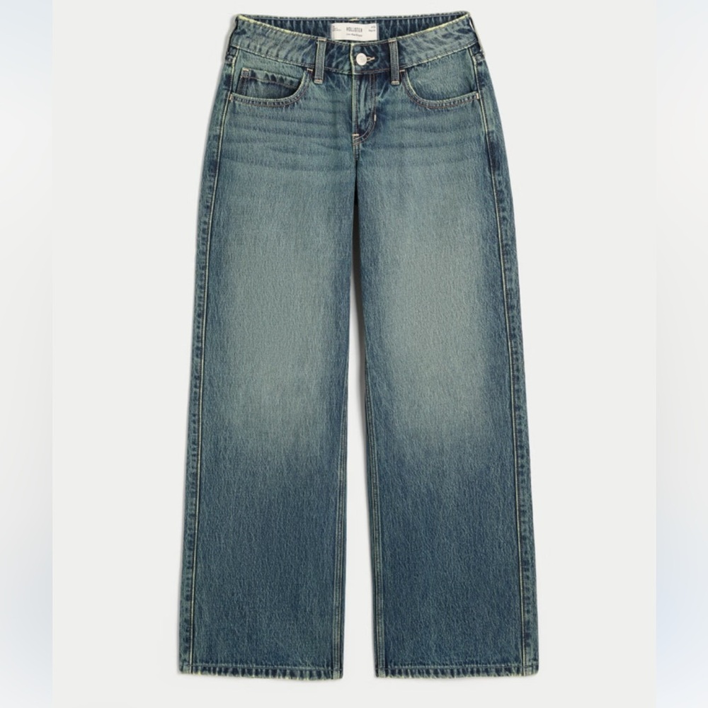 Hollister low-rise baggy denim